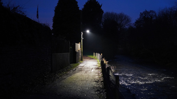 Night walk, Sirhowey
